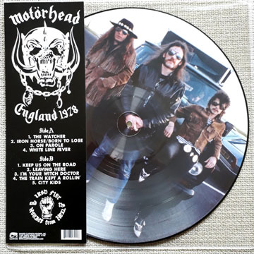 MOTORHEAD "England 1978" Pic-Disc LP (Cleopatra)